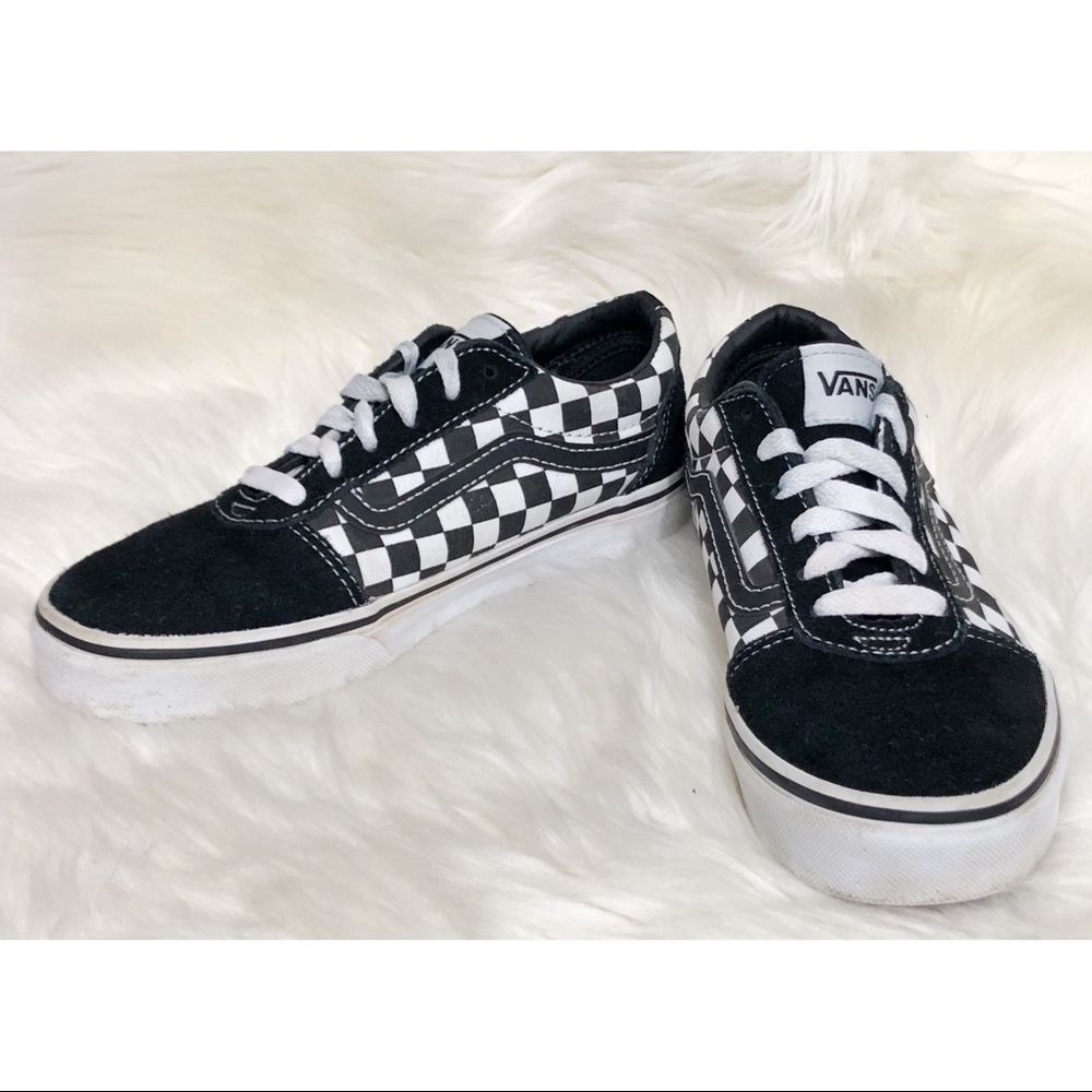 VANS Primary Check Old Skool Shoe - Picture 3 of 6